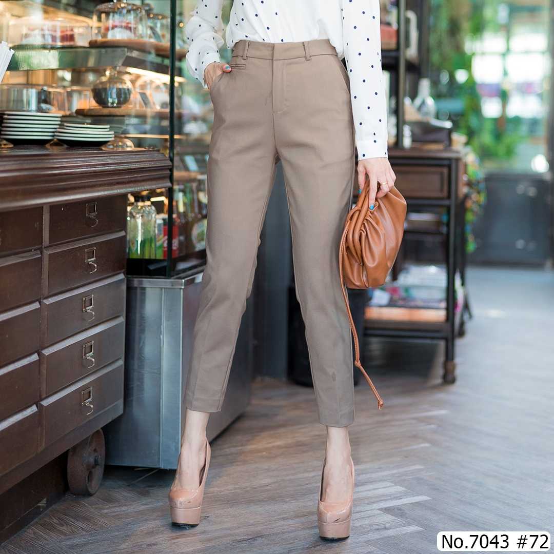 Maristar  กางเกงขายาว 9ส่วน 7043 Double Poplin(Spandex)