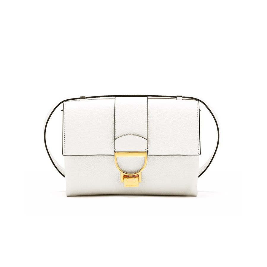 Coccinelle รุ่น Arlettis 120701 กระเป๋าสะพายผู้หญิง สี BRILLANT WHITE ขนาด 23X17X7 cm