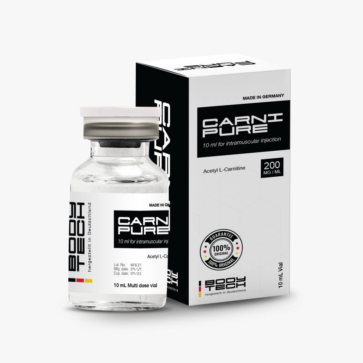 L - Carnitine Bodytech 200 mg / ml Carnipure