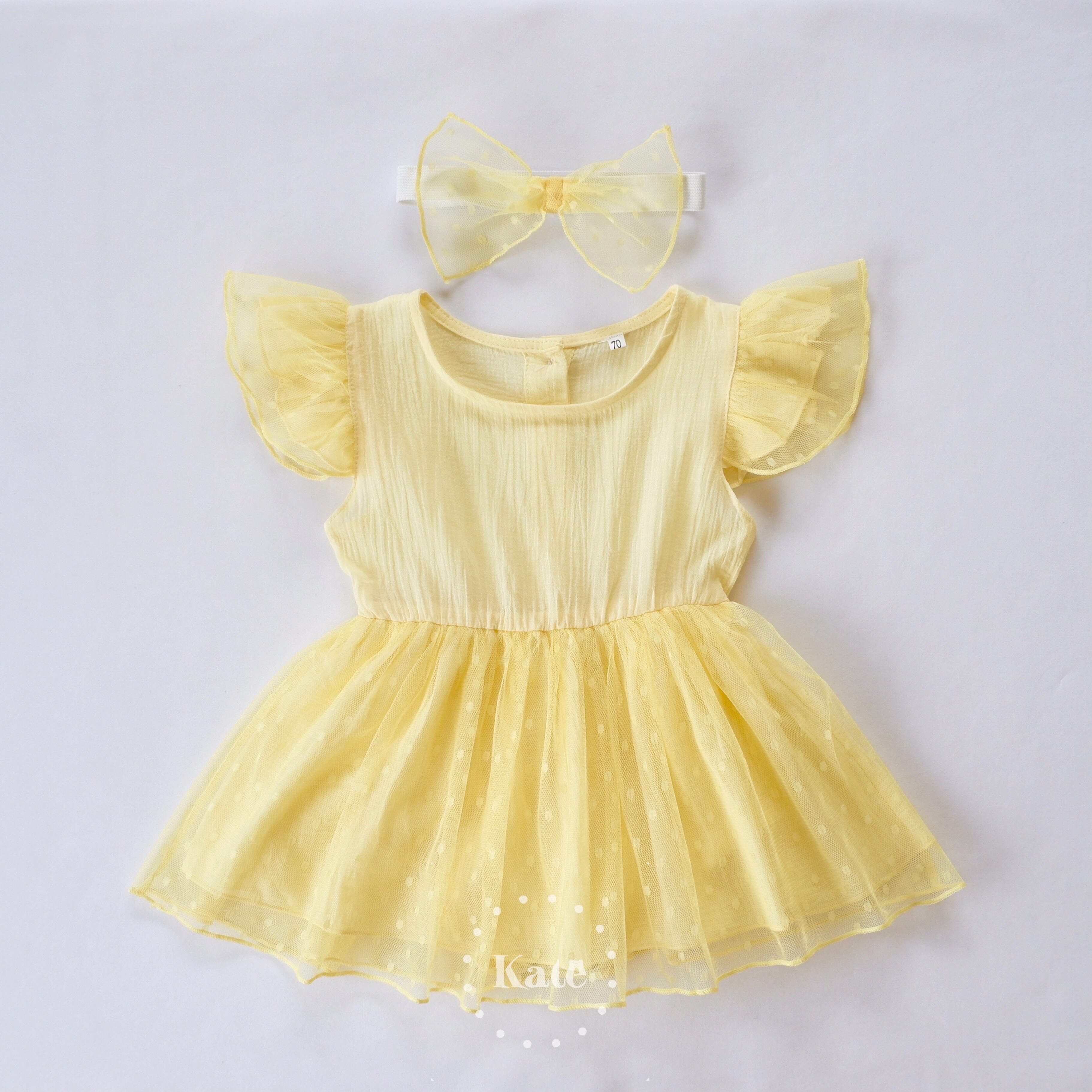 Candy-Colored Gauze Princess Dress  