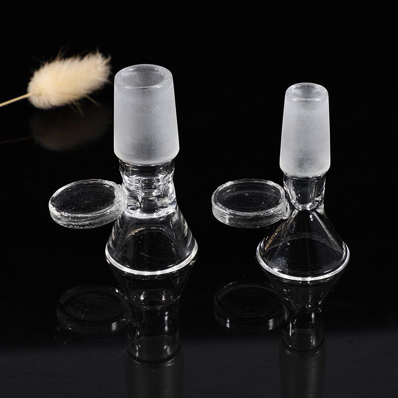 Clear Glass Bowl w/ Round Handle | 14.5mm