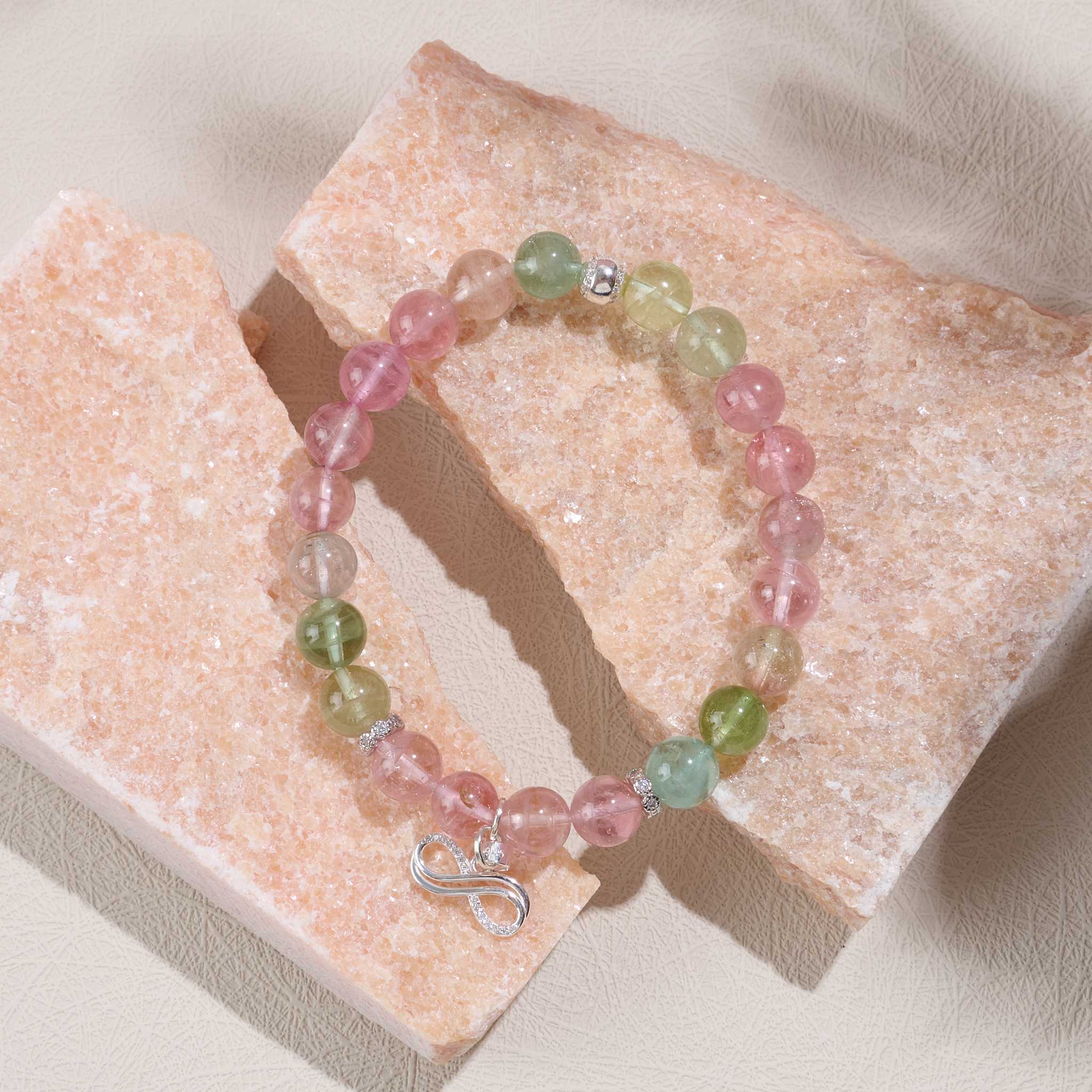 กำไลหินเปลี่ยนพลังงานลบให้เป็นพลังงานบวก Tourmaline 5 สี🌈