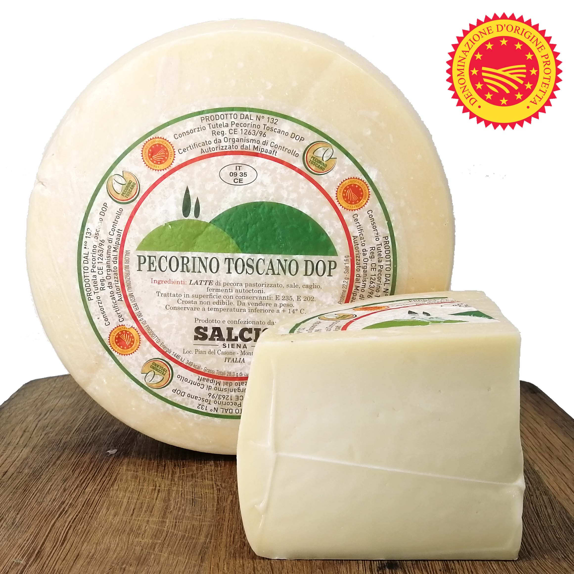 Pecorino Toscano DOP (not aged) Salcis - 300gr