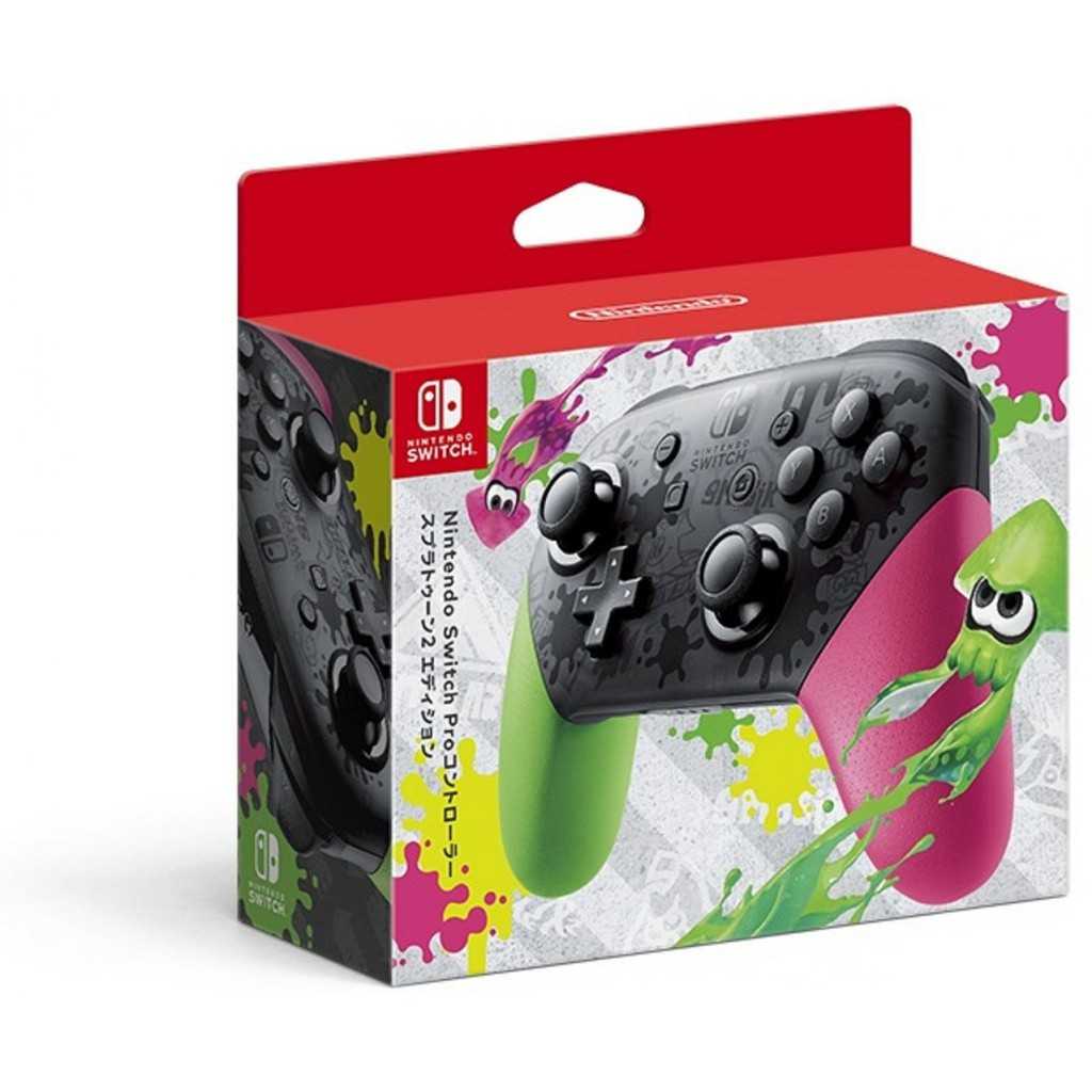 [+..••] NSW NINTENDO SWITCH PRO CONTROLLER (SPLATOON 2 EDITION) (ASIA)