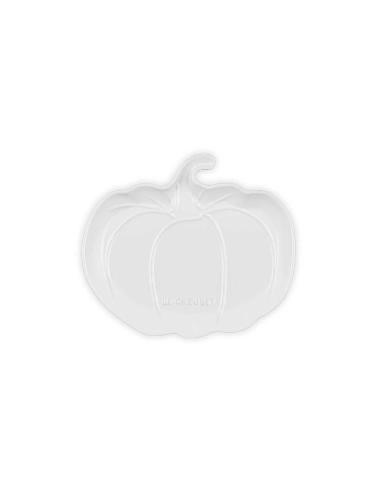 25cm Pumpkin Plate White