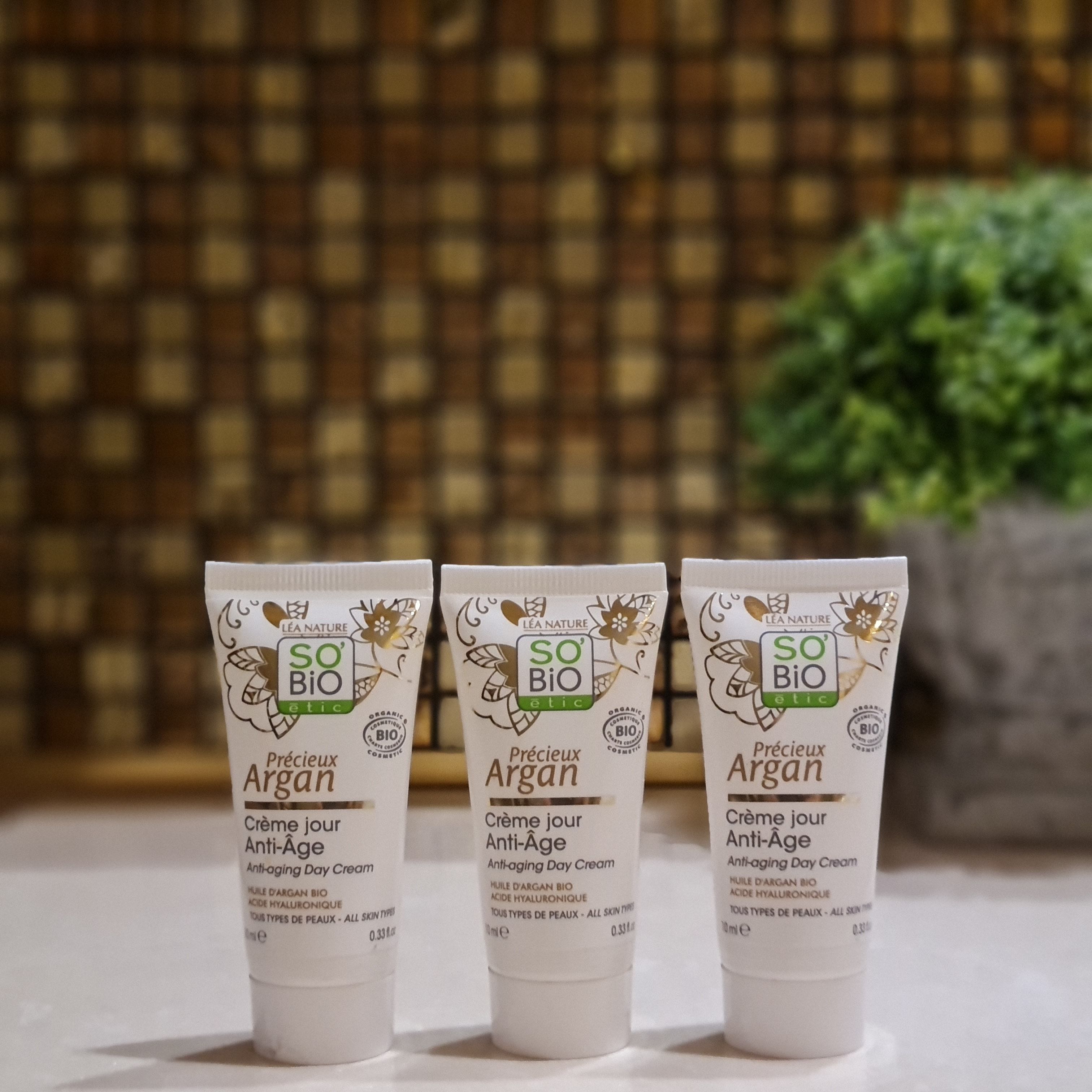 SO'BiO etic | Precious Argan Anti-aging Day Cream (mini) 10g. (แพ็ค 3 ชิ้น)