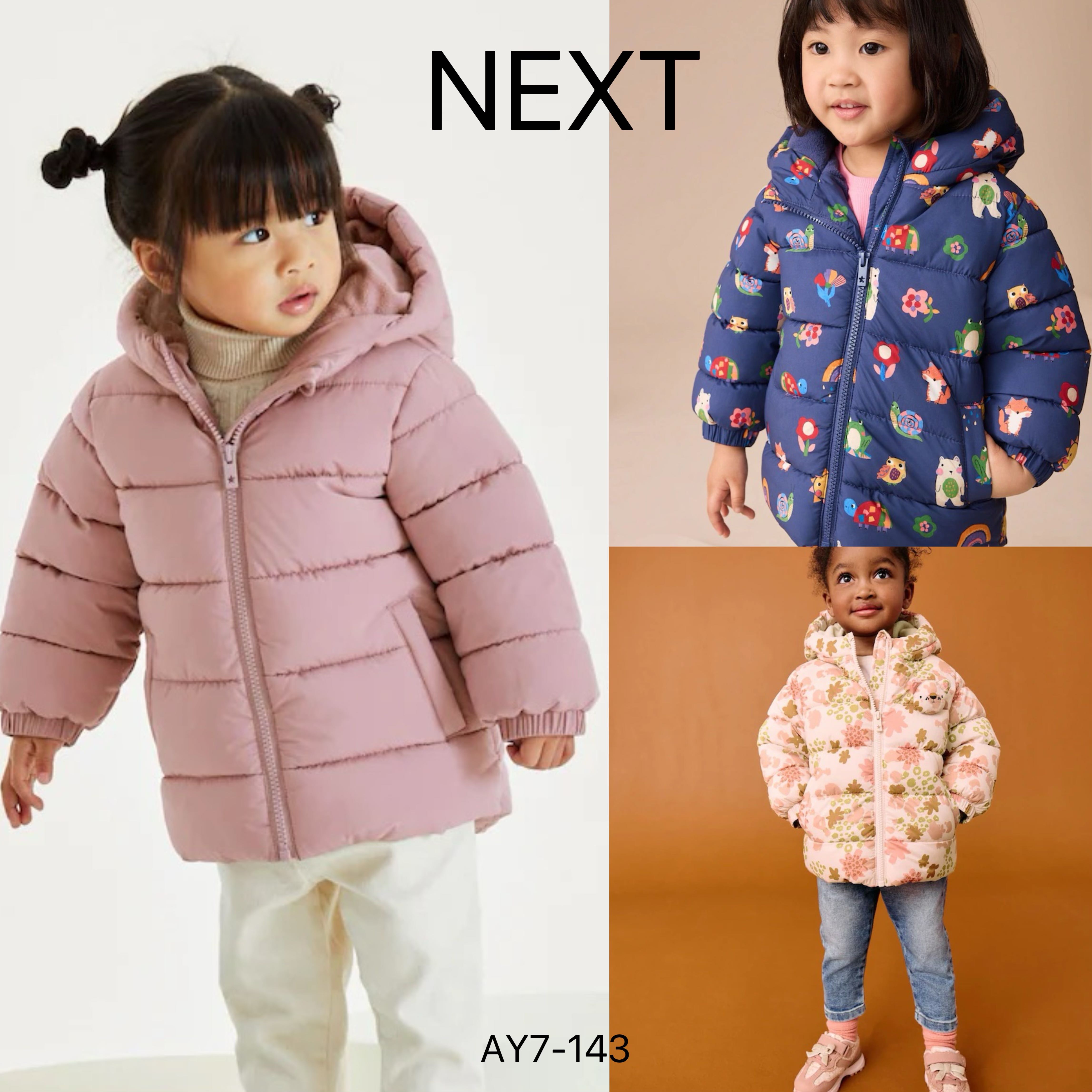 Preorder12-18วัน-(NEXT)/Sz3m-7y เหมาะกับอากาศไม่ต่ำกว่า-5องศา/แจ็คเก็ตบุขนข้างใน /AY7-143