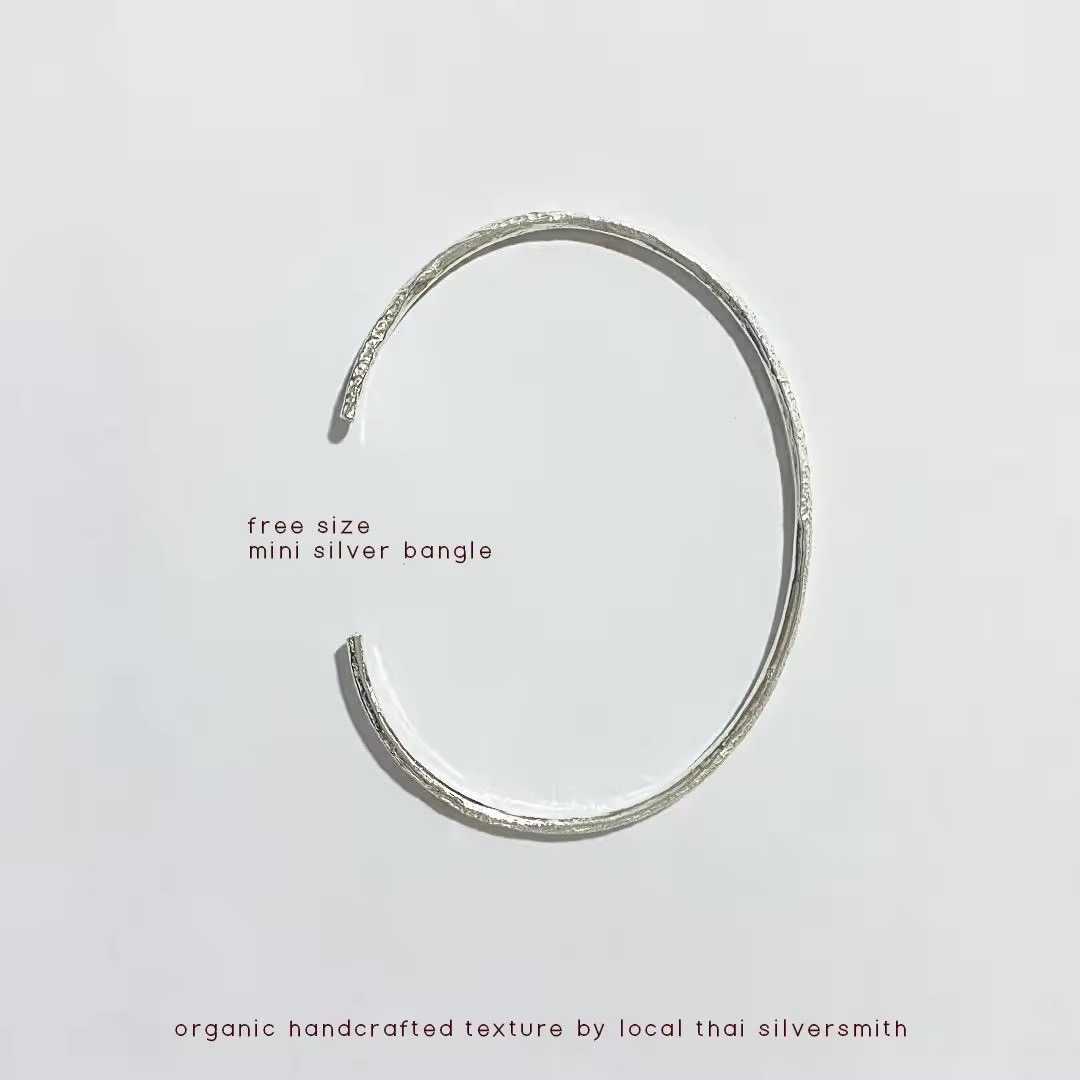 The Mini Silver Bangle