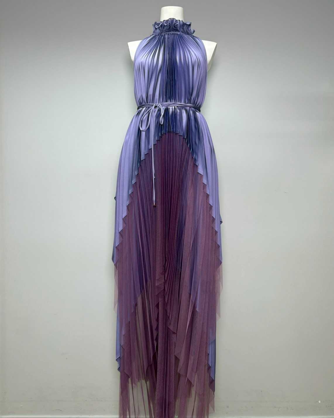 Feather Tulle Set (Top & Skirt) - Purple