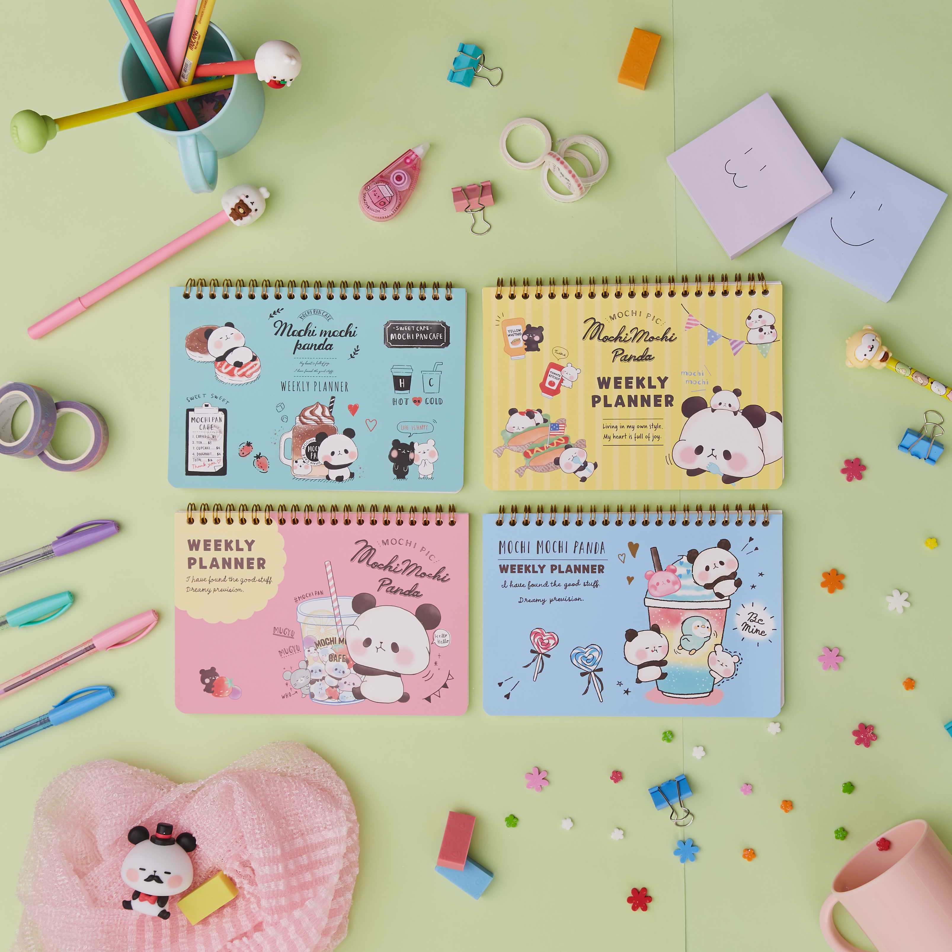 Ropamoda สมุดโน้ต Mochi Mochi Panda Weekly Planner รหัส RP-20001 ปกแข็ง