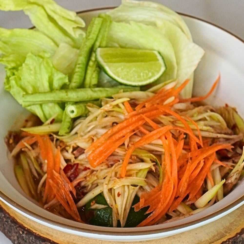 I-Saan Papaya Salad ส้มตำปลาร้า