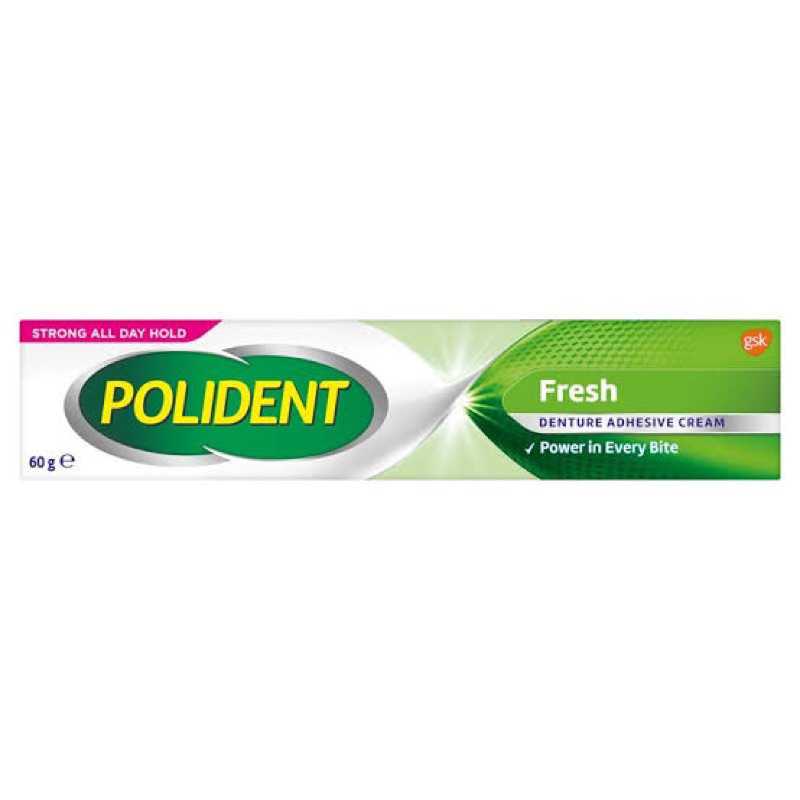 Polident กลิ่นFresh mint  กาวติดฟันปลอม