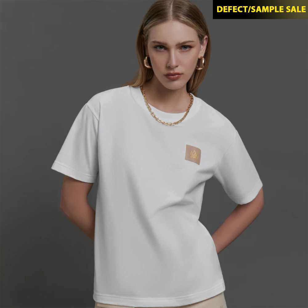 🔴[SALE]• Logo Leather Tee