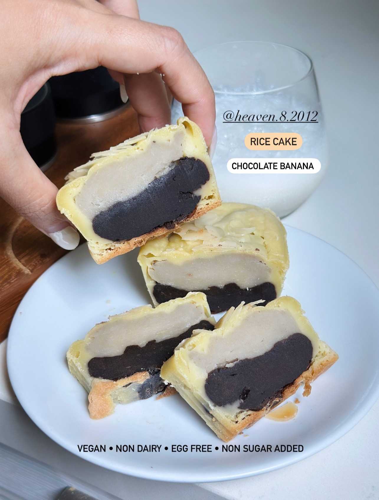 Heaven8 - Rice cake รส chocolate banana (vegan) (Pre-order)