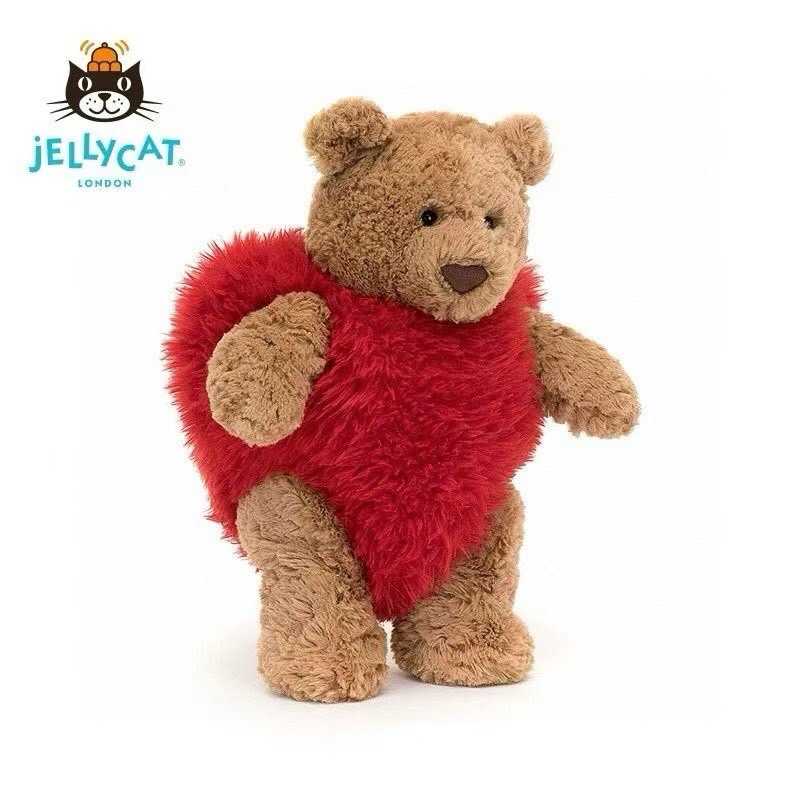 JELLY CAT AMUSEABLE LOVE HEART BEAR 