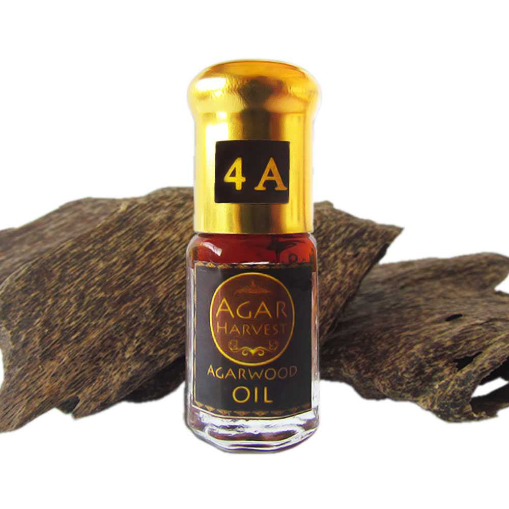 น้ำมันกฤษณา  ไม้หอม อโรมา ไม้หอมมงคล  Agarwood Oil (Excellence Grade 4A หอม Premium) 1 ขวด 3 cc.