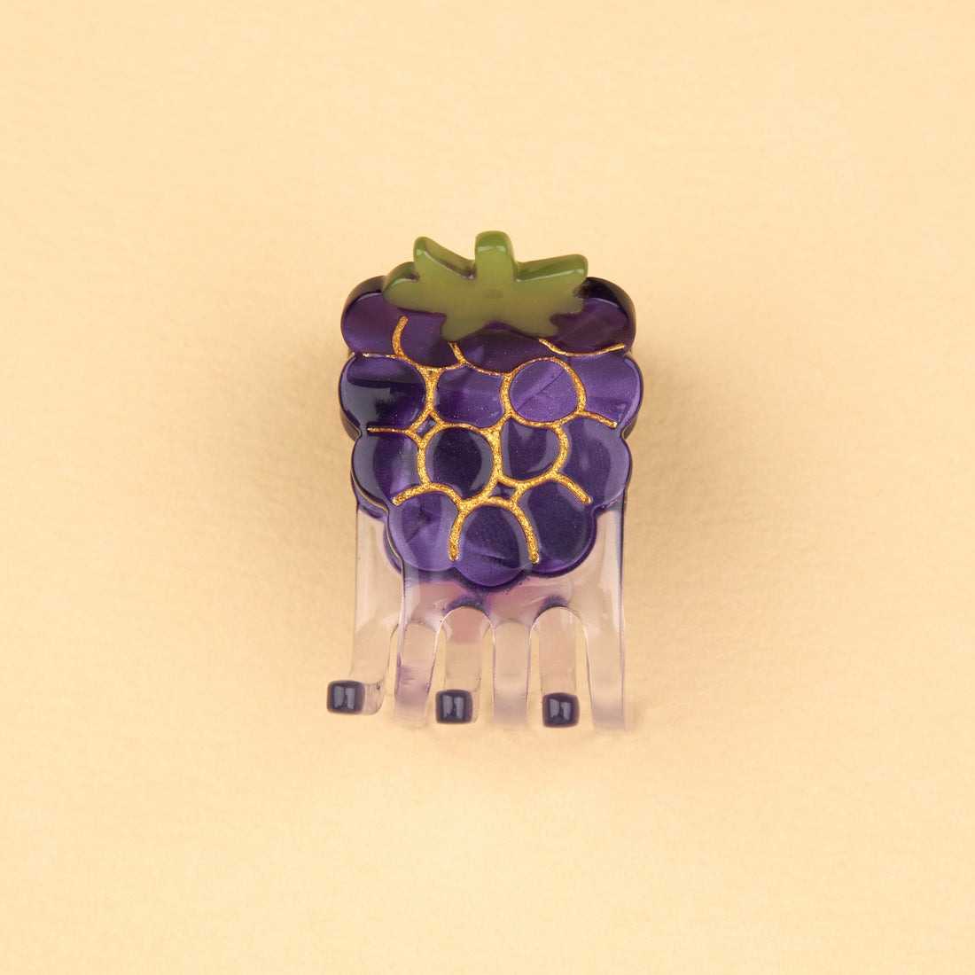 Coucou Suzette Mini Hair Claw - Blackberry