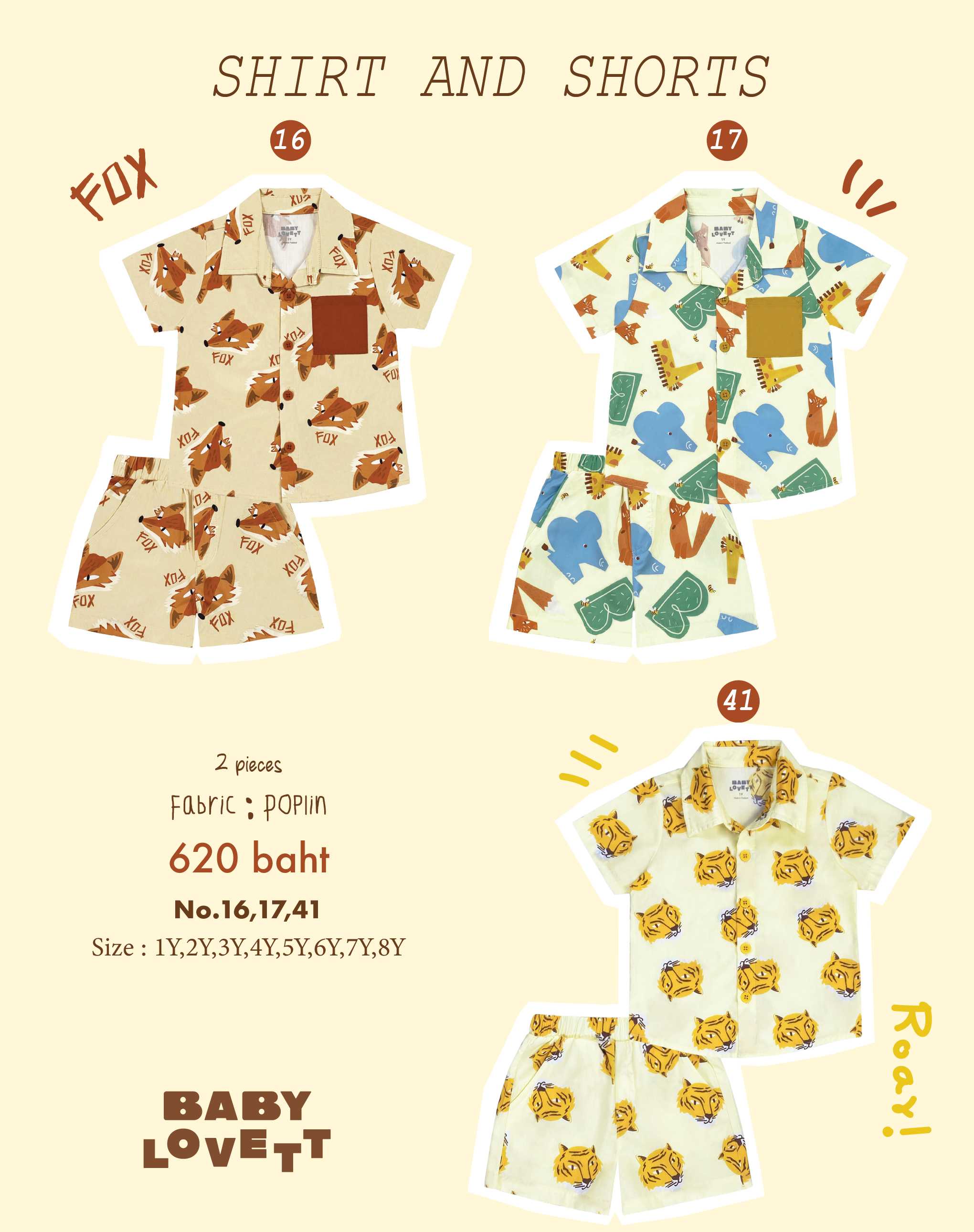 Animal - Shirt and Shorts