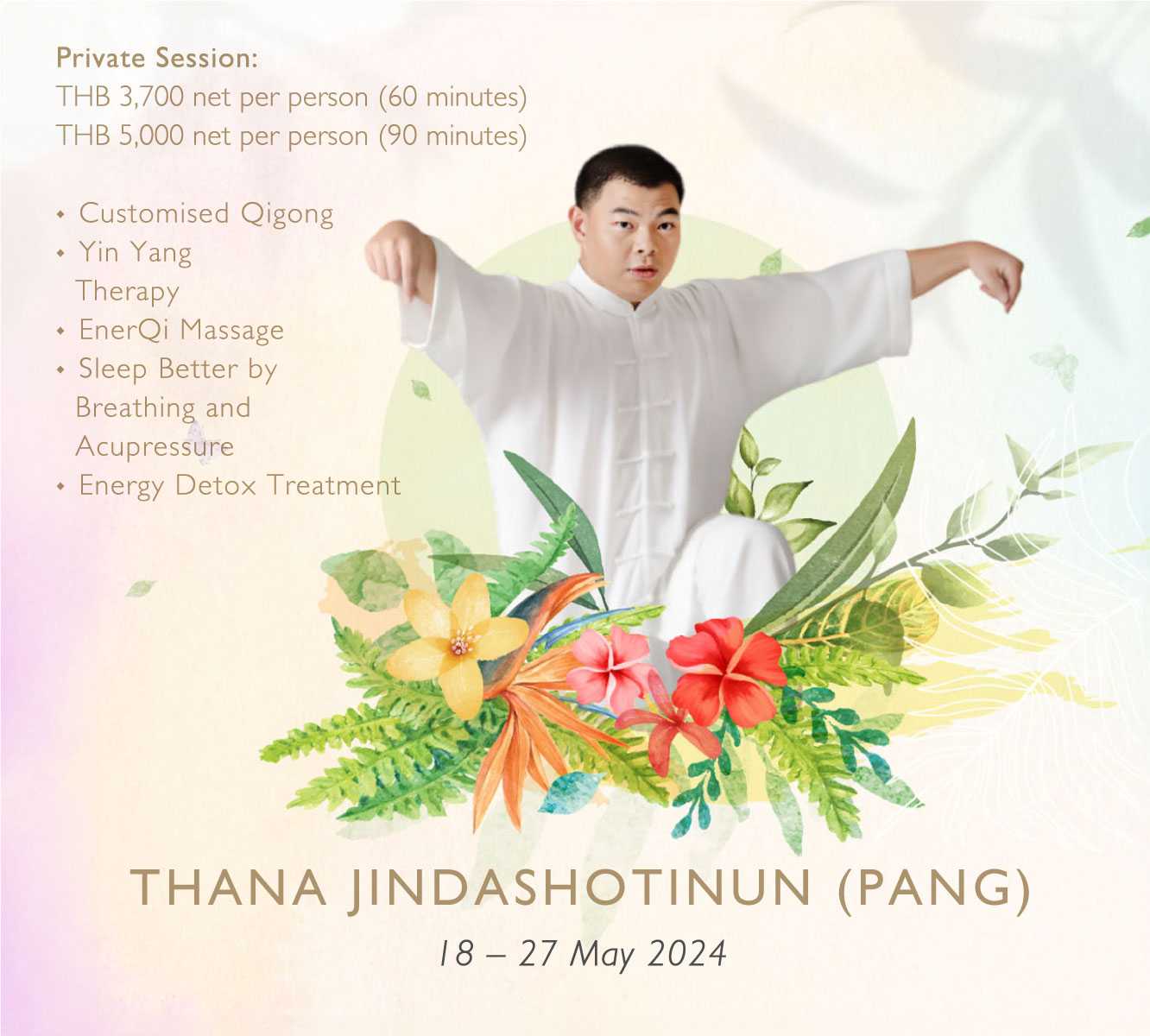 May Practitioner: Harmony Healer by Qigong Master (Private Session) - 90 minutes