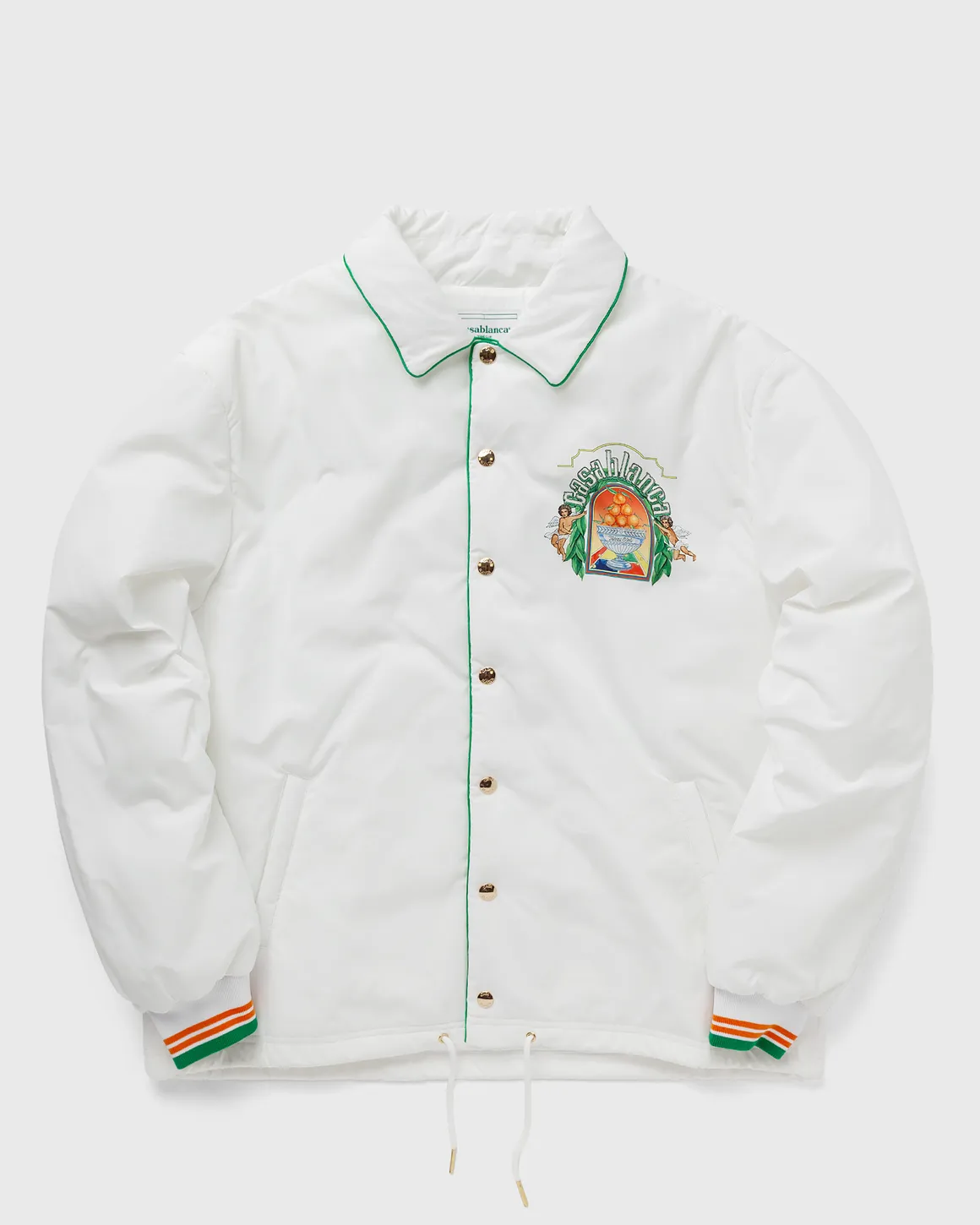 CASABLANCA MENS PRINTED POLYESTER WADDED JACKET