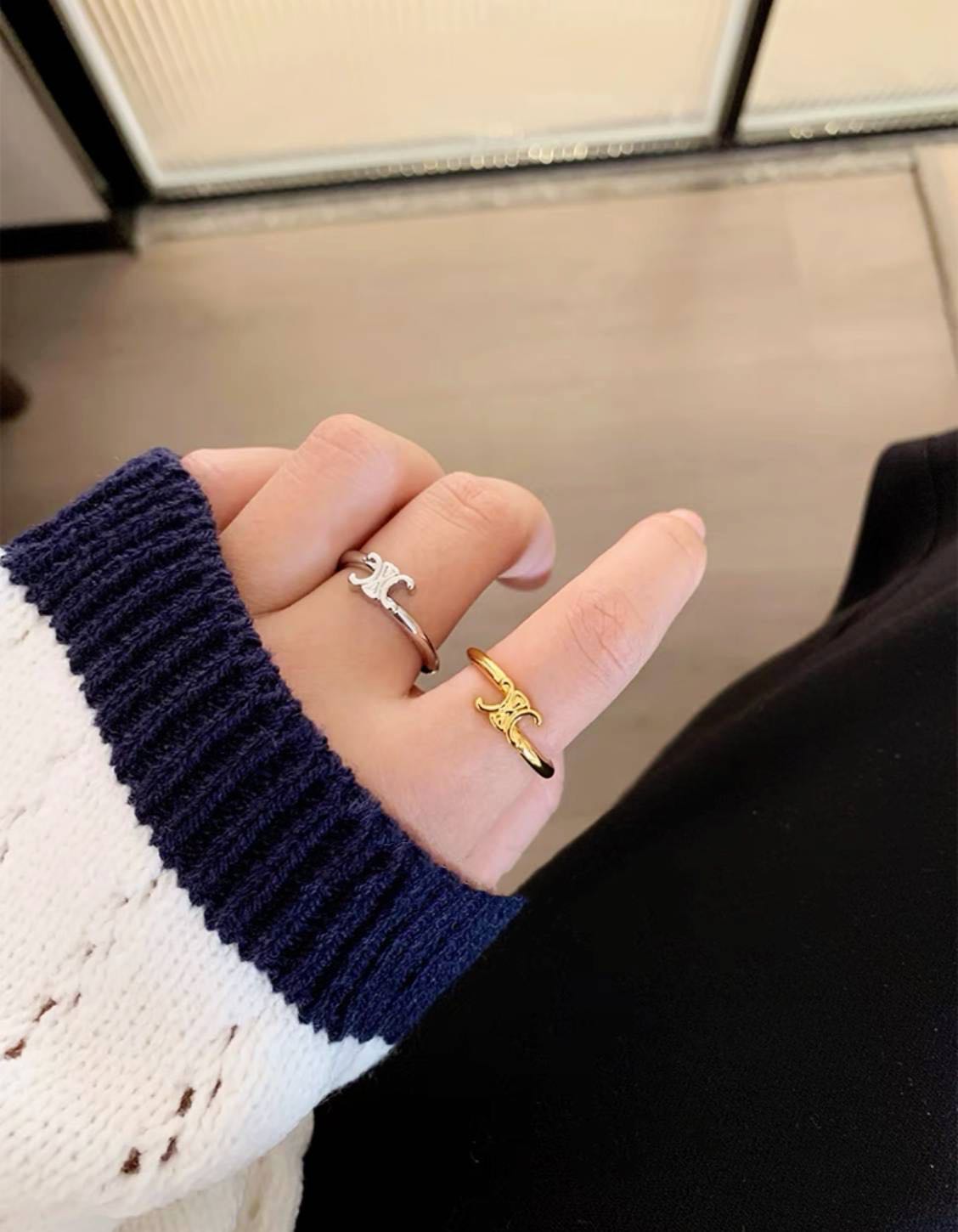 แหวน celine freesize (มีเฉพาะสีทอง)