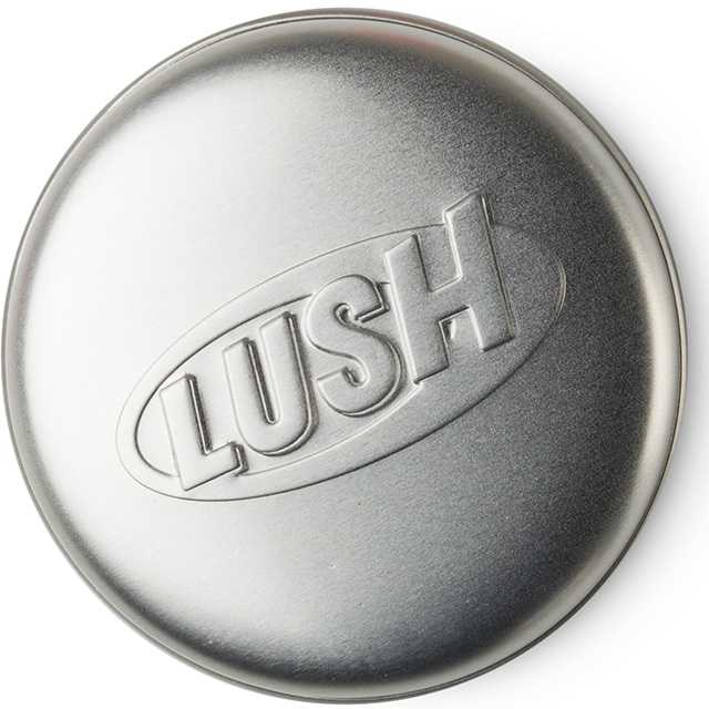 LUSH กล่องเหล็กทรงกลม SHAMPOO BAR TIN