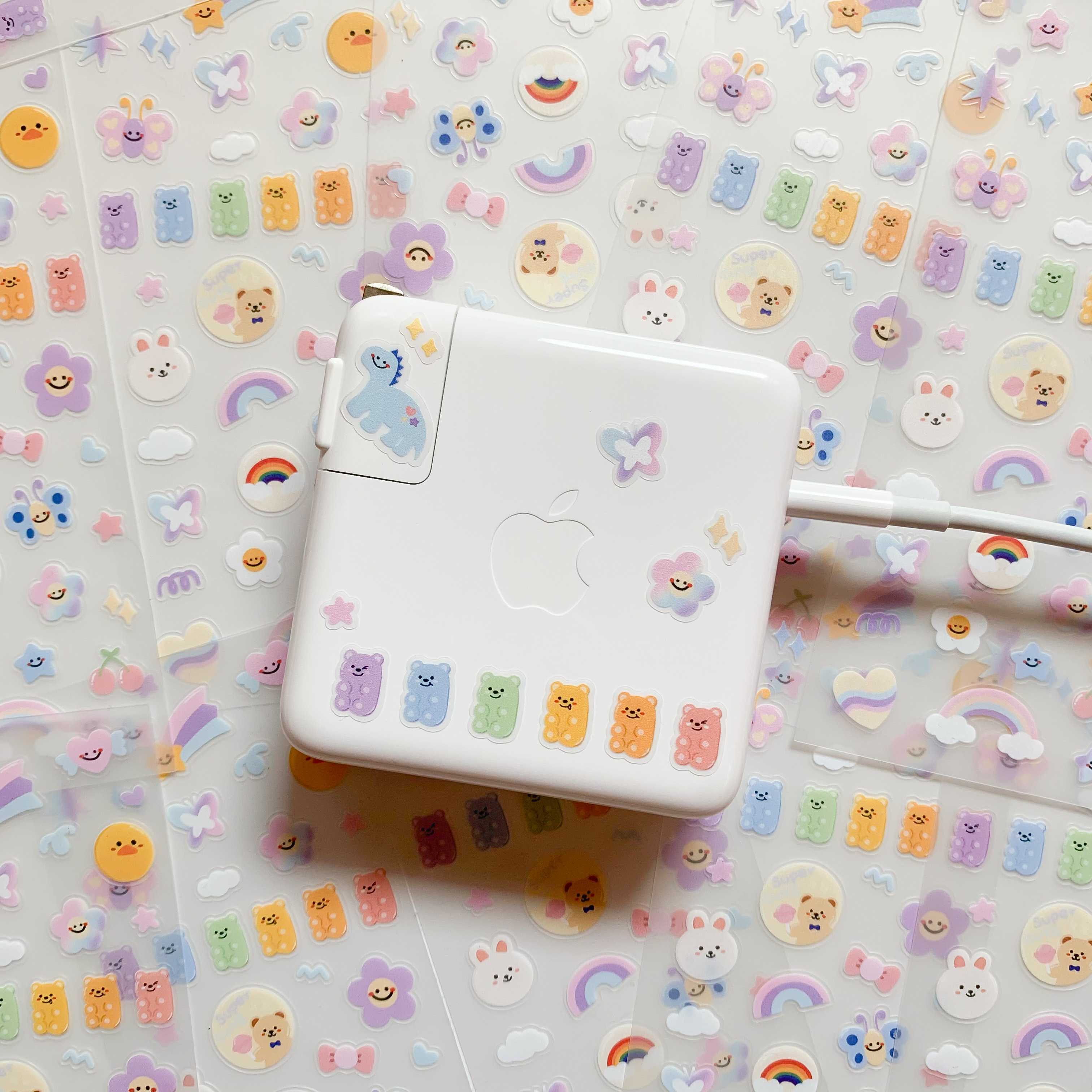 STICKER ⌗ น้องกระปุ้กกระปิ้ก ver.2 🍒 pvc ใส