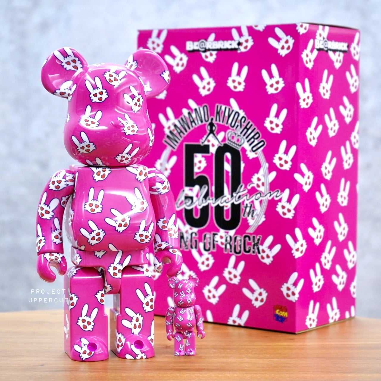 BE@RBRICK 400%+100% Hitohata Usagi (Imawano Kiyoshiro 50th Celebration) [New]