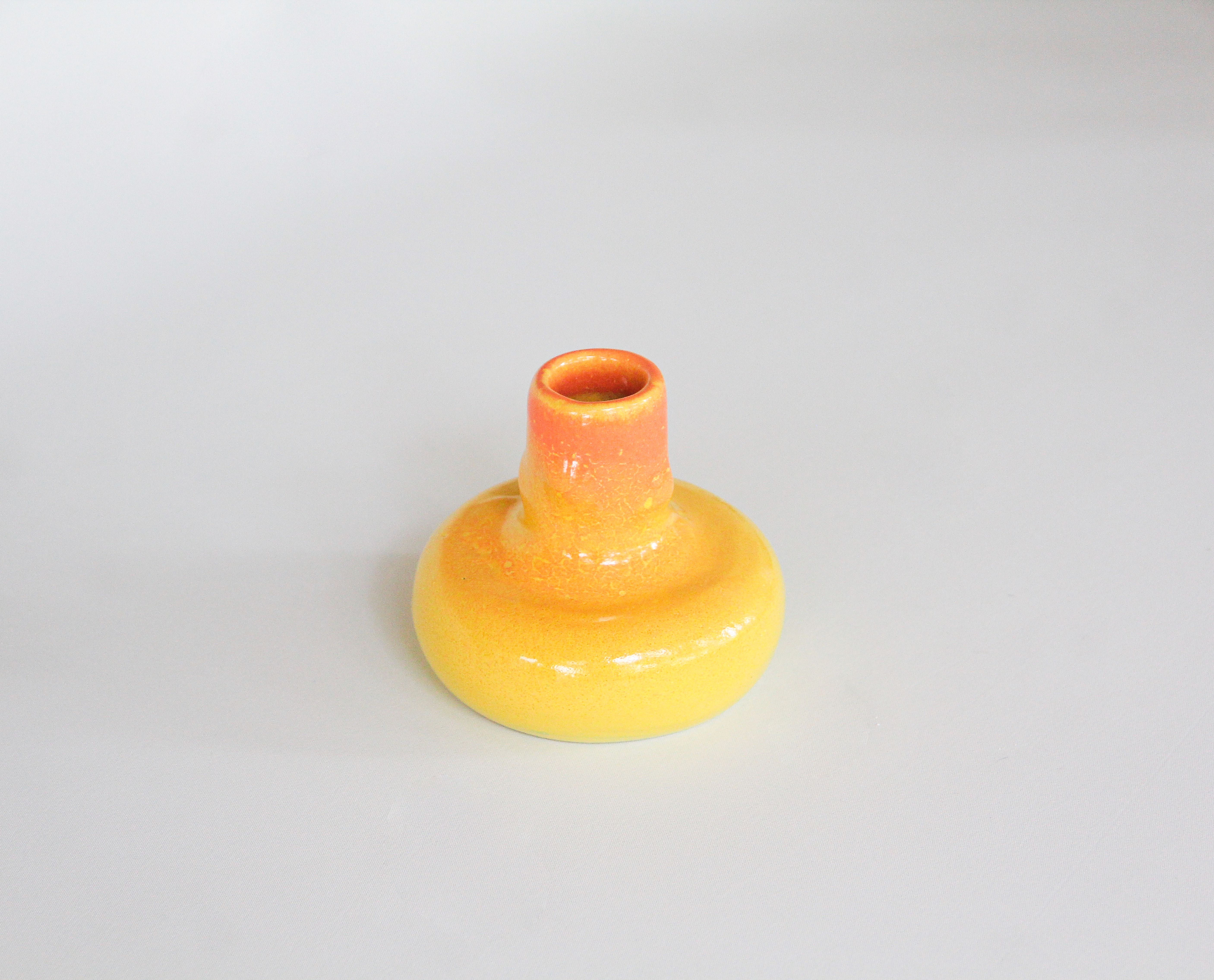Yellow C Apricot Orange Spray Bubble