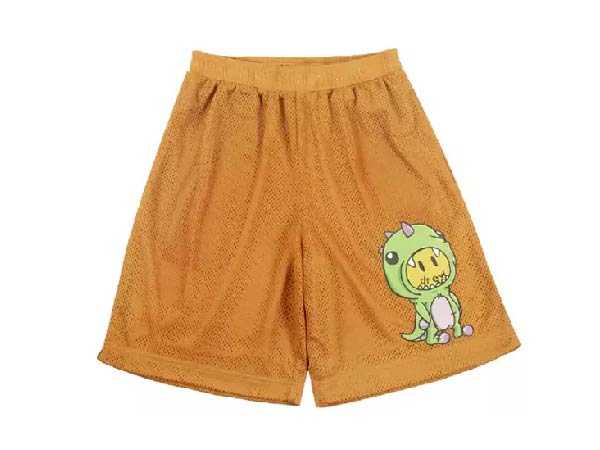 drew house dinodrew mesh shorts (BURNT ORANGE)