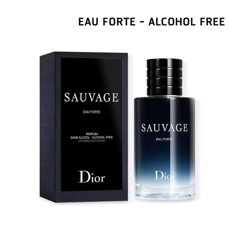 (EAU FORTE) Christian Dior Sauvage EAU FORTE PARFUM - Alcohol Free 100 ml กล่องซีล ป้ายคิงพาวเวอร์