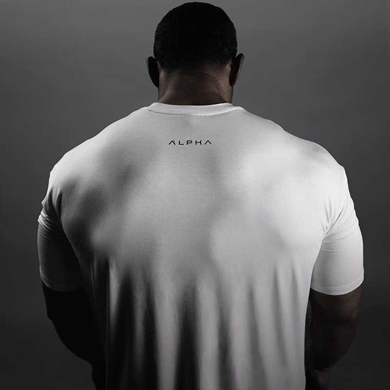 เสื้อแขนสั้น ALPHA #4 / ผ้าคอตตอน ใส่ออกกำลังกาย ผ้านิ่มใส่สบาย ระบายอากาศได้ดี