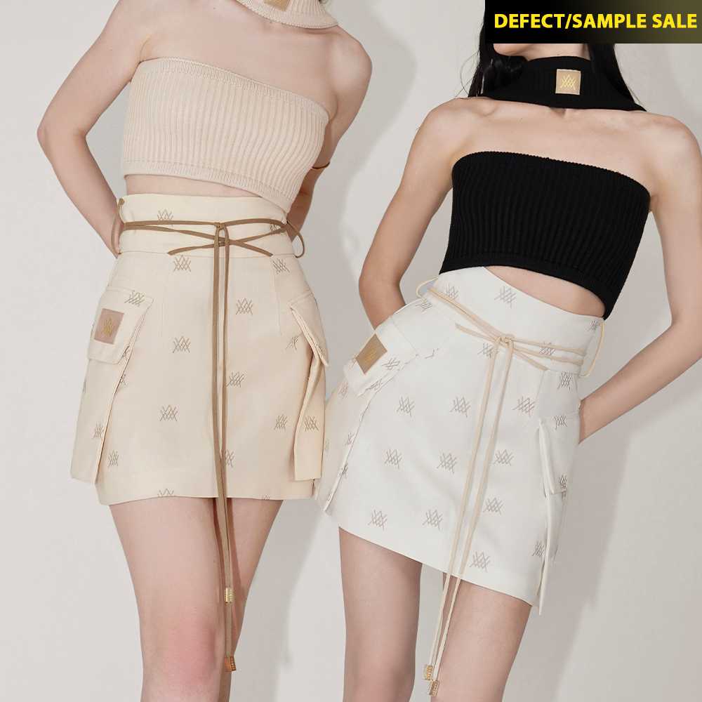 🔴[SALE]•Maggie Skirt (Monogram)