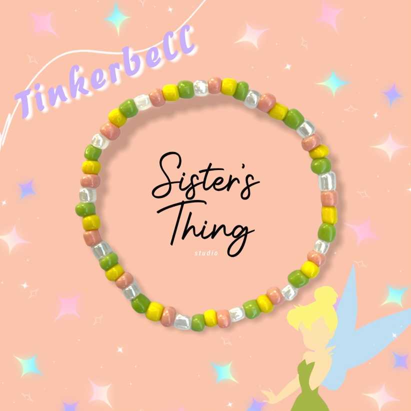 Sister’s Thing Studio 🌈 Disney Bracelet and Ring กำไลข้อมือ และแหวนภูติจิ๋ว #Tinkerbell 🦋