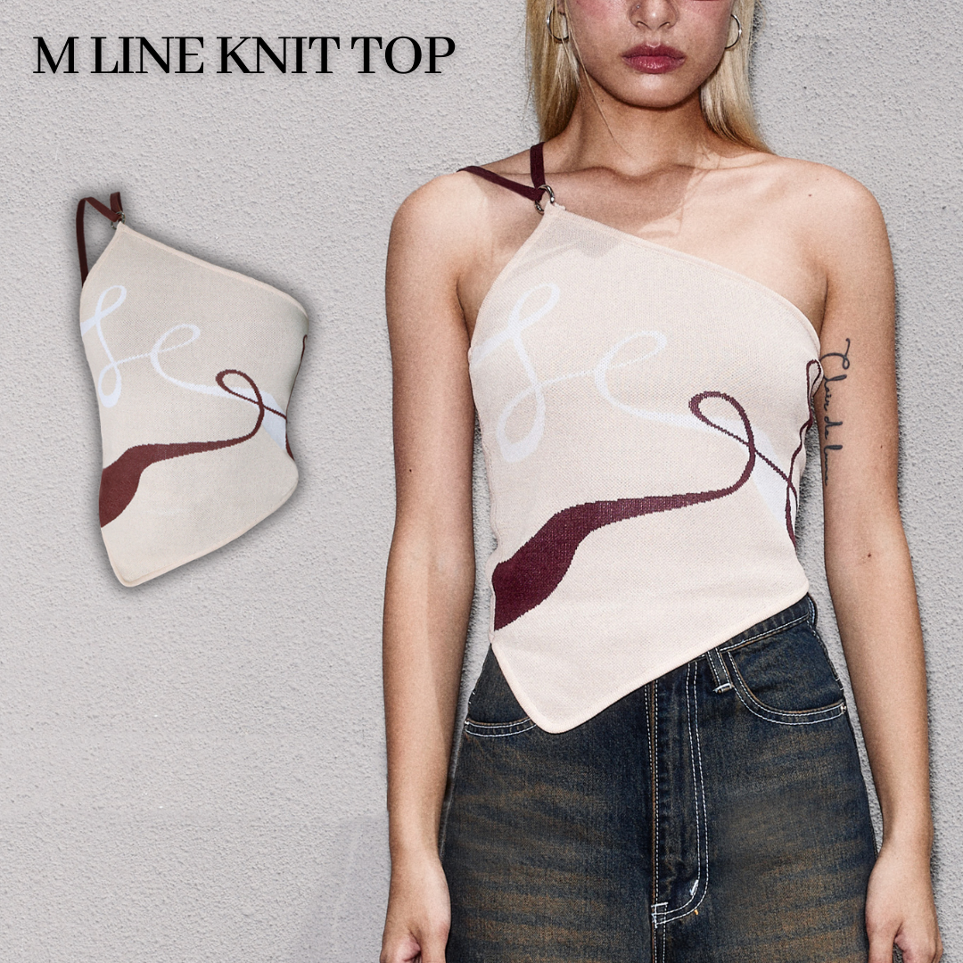 Merge Official - M Line Knit Top (พร้อมส่ง)
