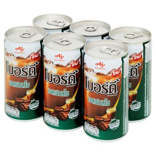 เบอร์ดี้ เอสเปรสโซ่ 180 มล. x6 กระป๋อง 8850250006022 (07)