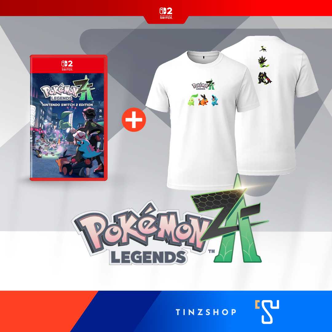 [Switch2] Nintendo Switch 2 Game Pokémon Legends Z-A แถมเสื้อ Zone Asia English