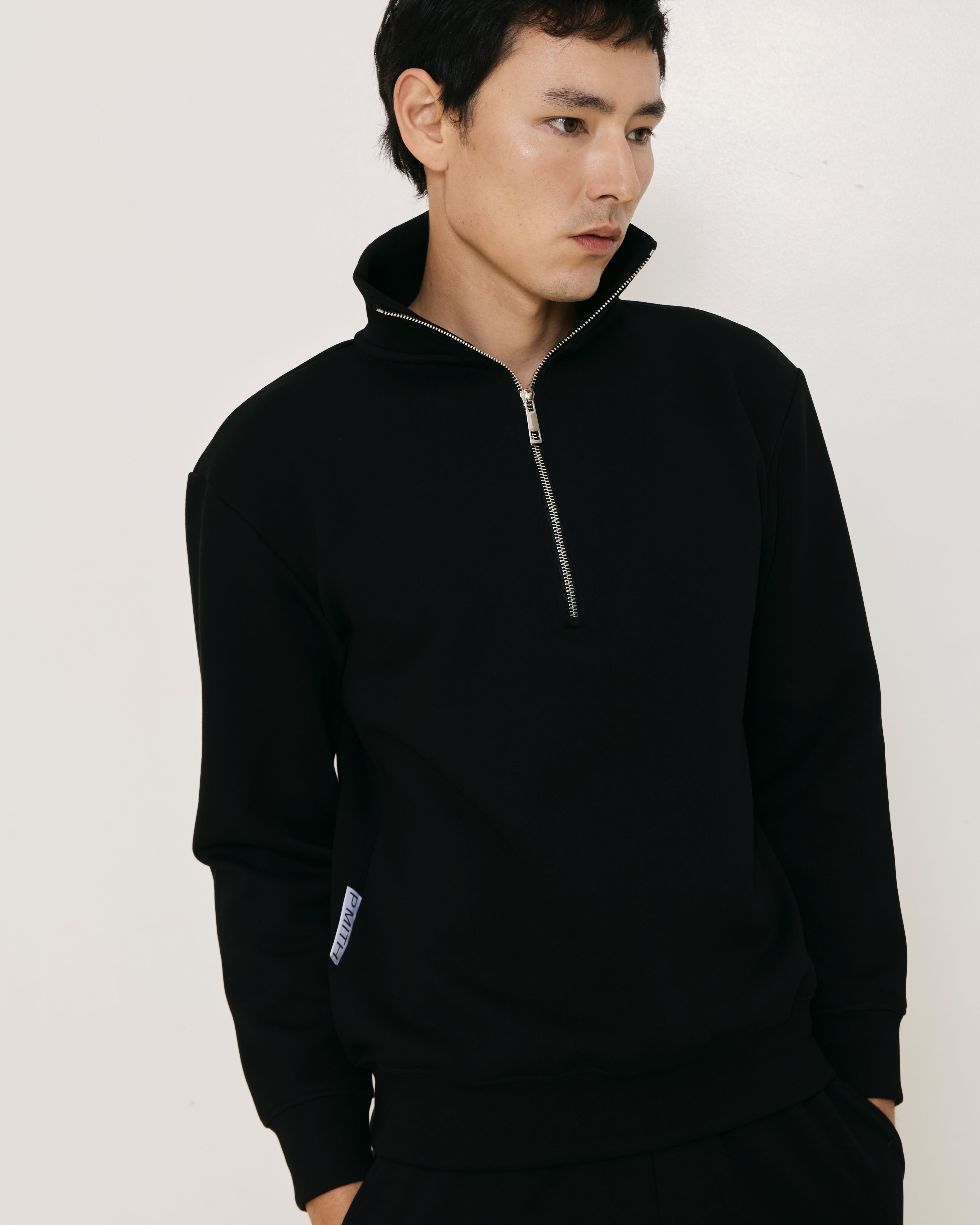 Black Zippered Sweater