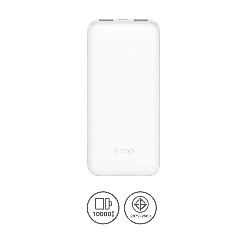 Power Bank 10,000mAh (E33A) แบตสำรอง Eloop
