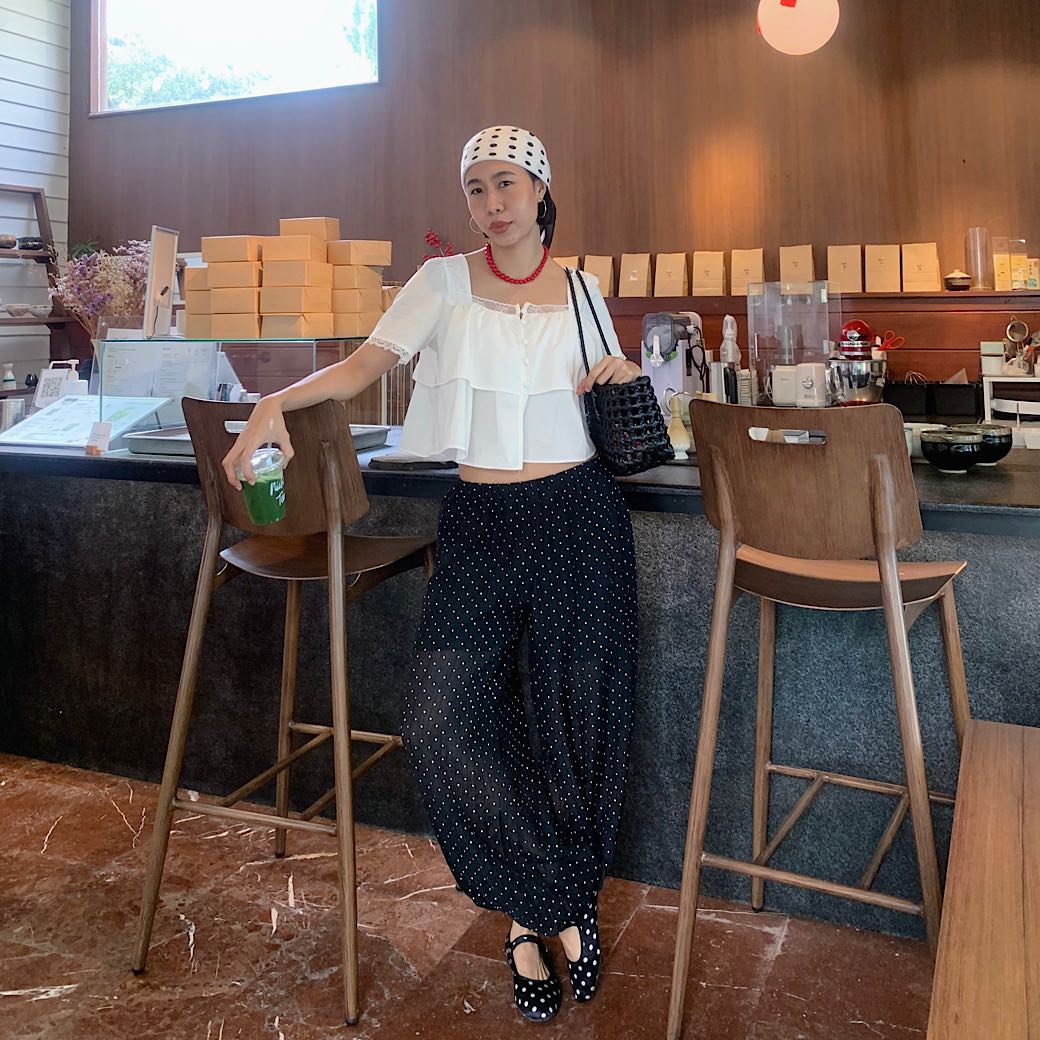 Polkadot jinnie pants