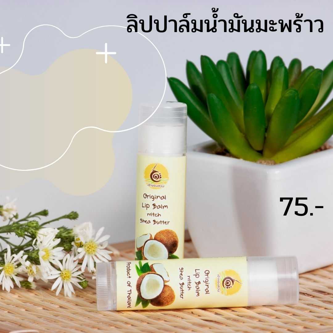 ลิปปาล์มน้ำมันมะพร้าว