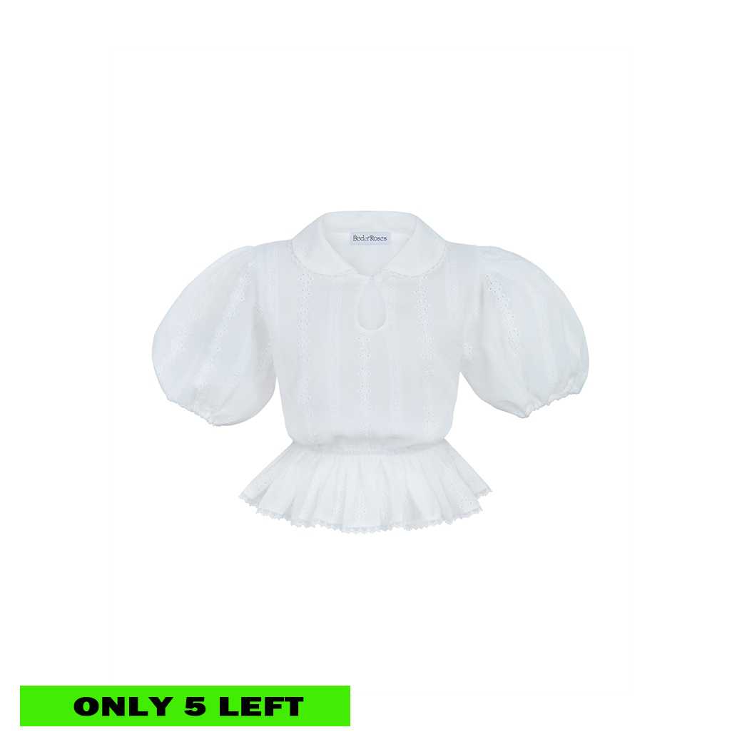 (DROP 6) REESE BLOUSE - WHITE