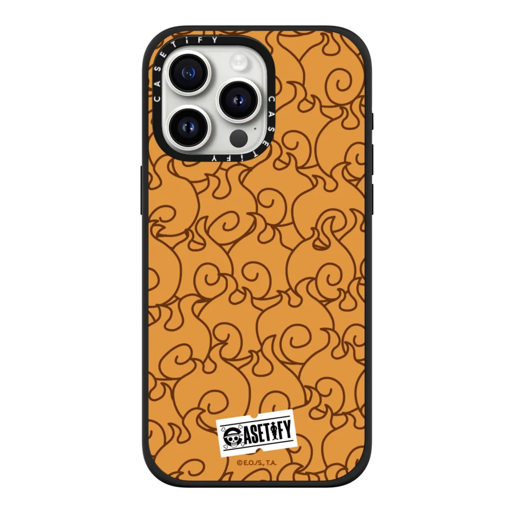 [พร้อมส่ง] CASETiFY | ONE PIECE Flame-Flame Case
