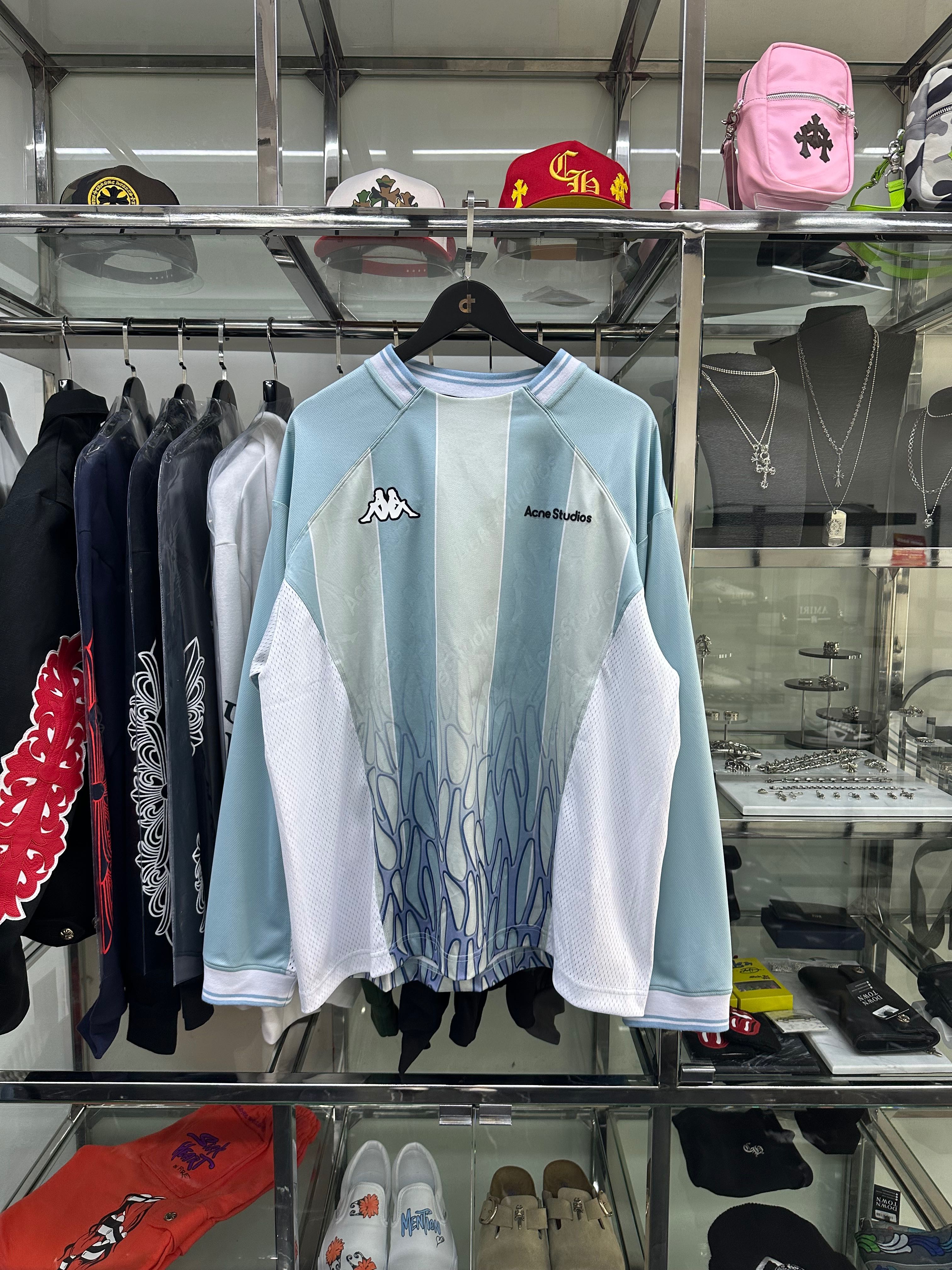 Acne Studios x Kappa Jersey Long Sleeves Light Blue