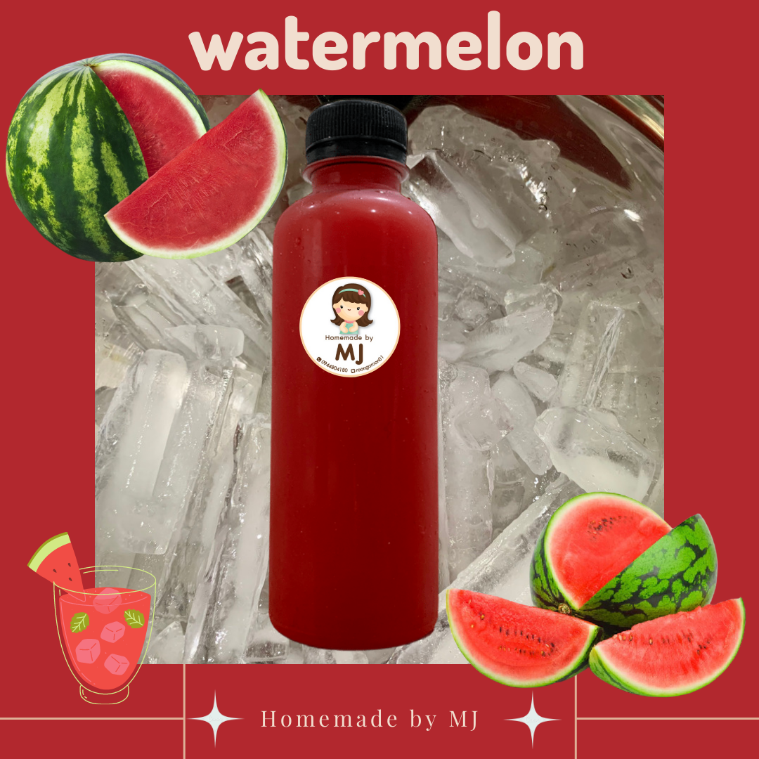 Watermelon (น้ำแตงโมสกัดเย็นแท้ 100%)  250 ml.