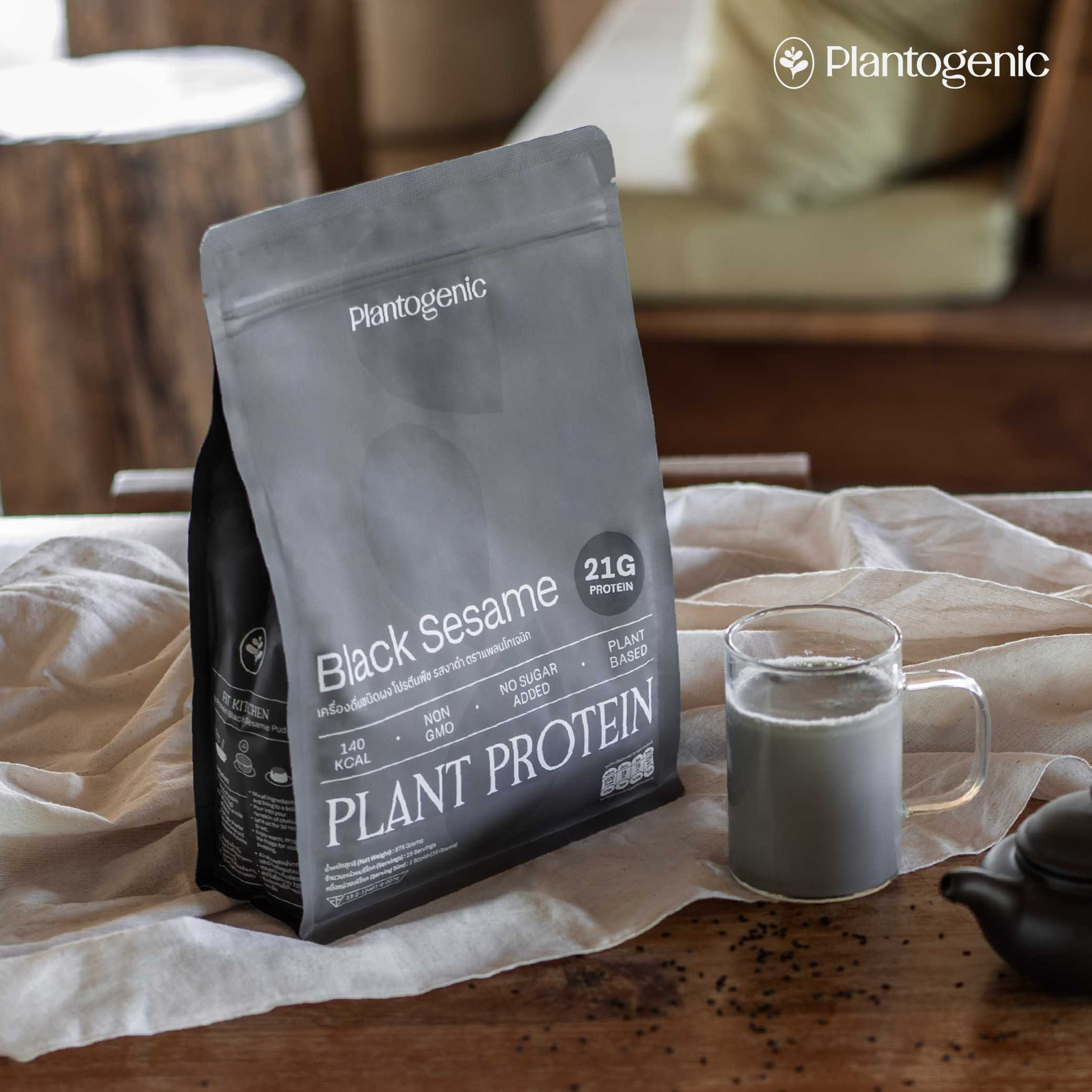 Plantogenic – Black Sesame Plant Protein โปรตีนพืชพร้อมชงรสงาดำ  (Plant-Based)