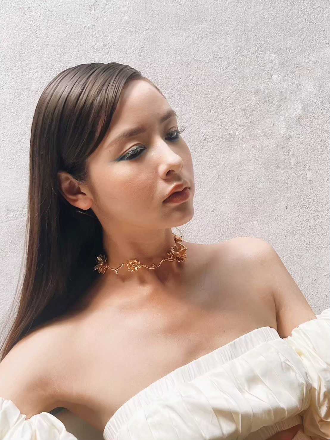 SALE! Cult Gaia SUKI CHOKER - SHINY BRASS