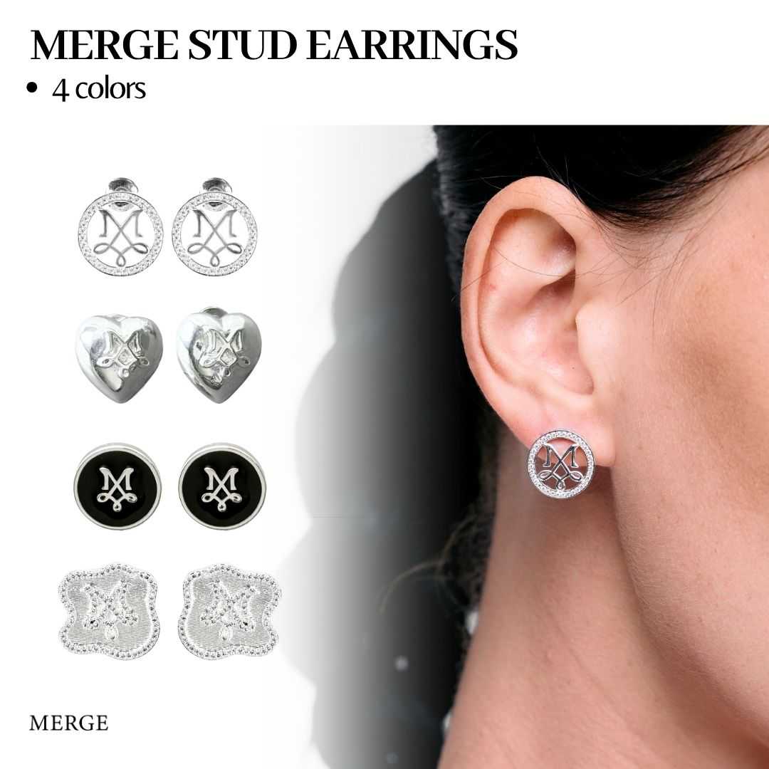Merge Official - Merge Stud Earrings (พร้อมส่ง)