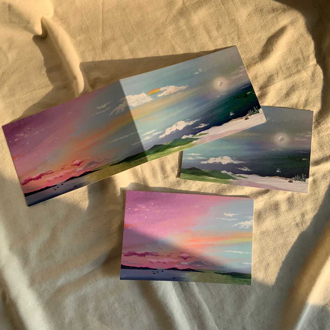 Postcard - The sky through my dream