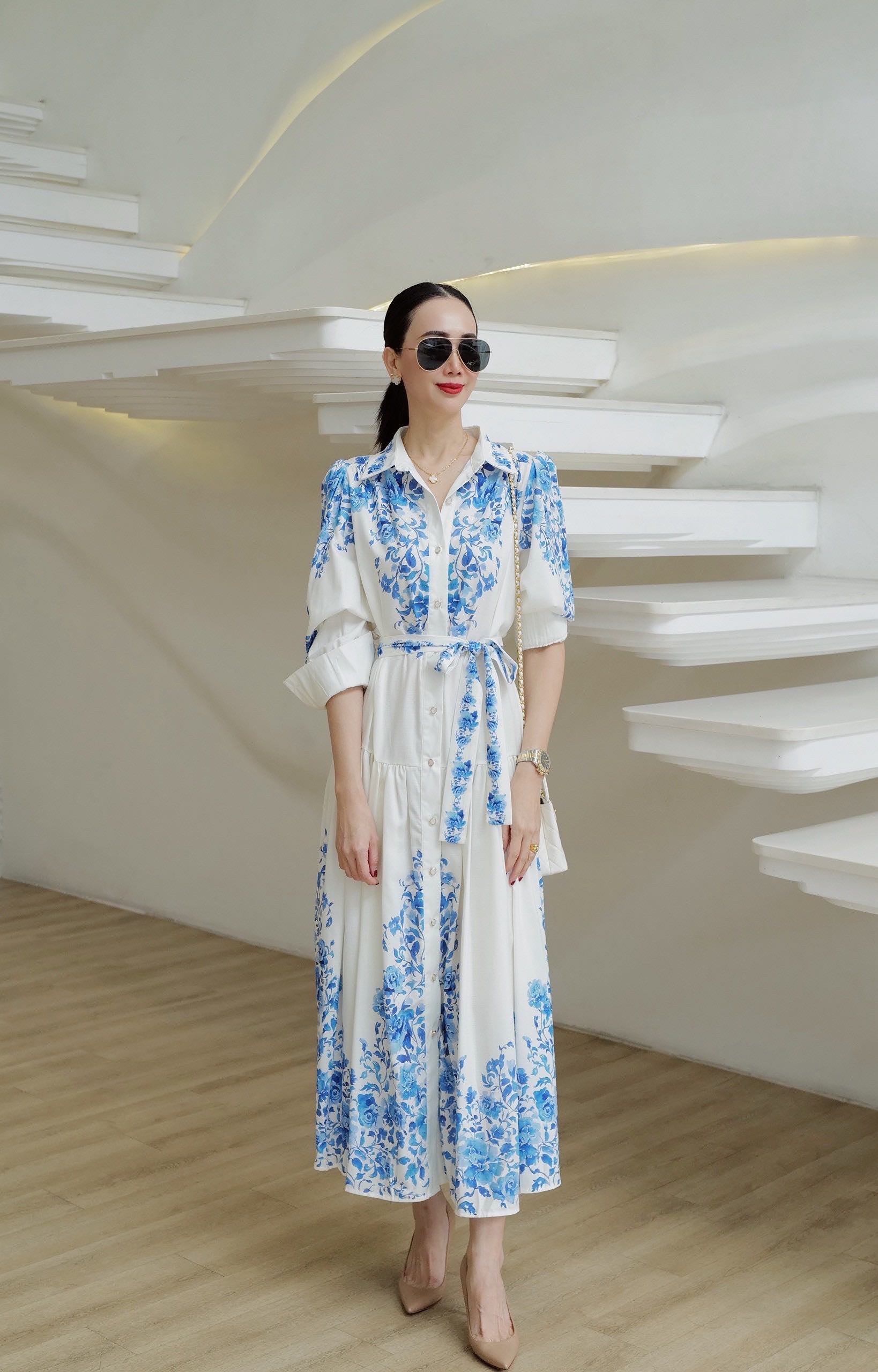 (Pre-order)WHITE COTTON DRESS 